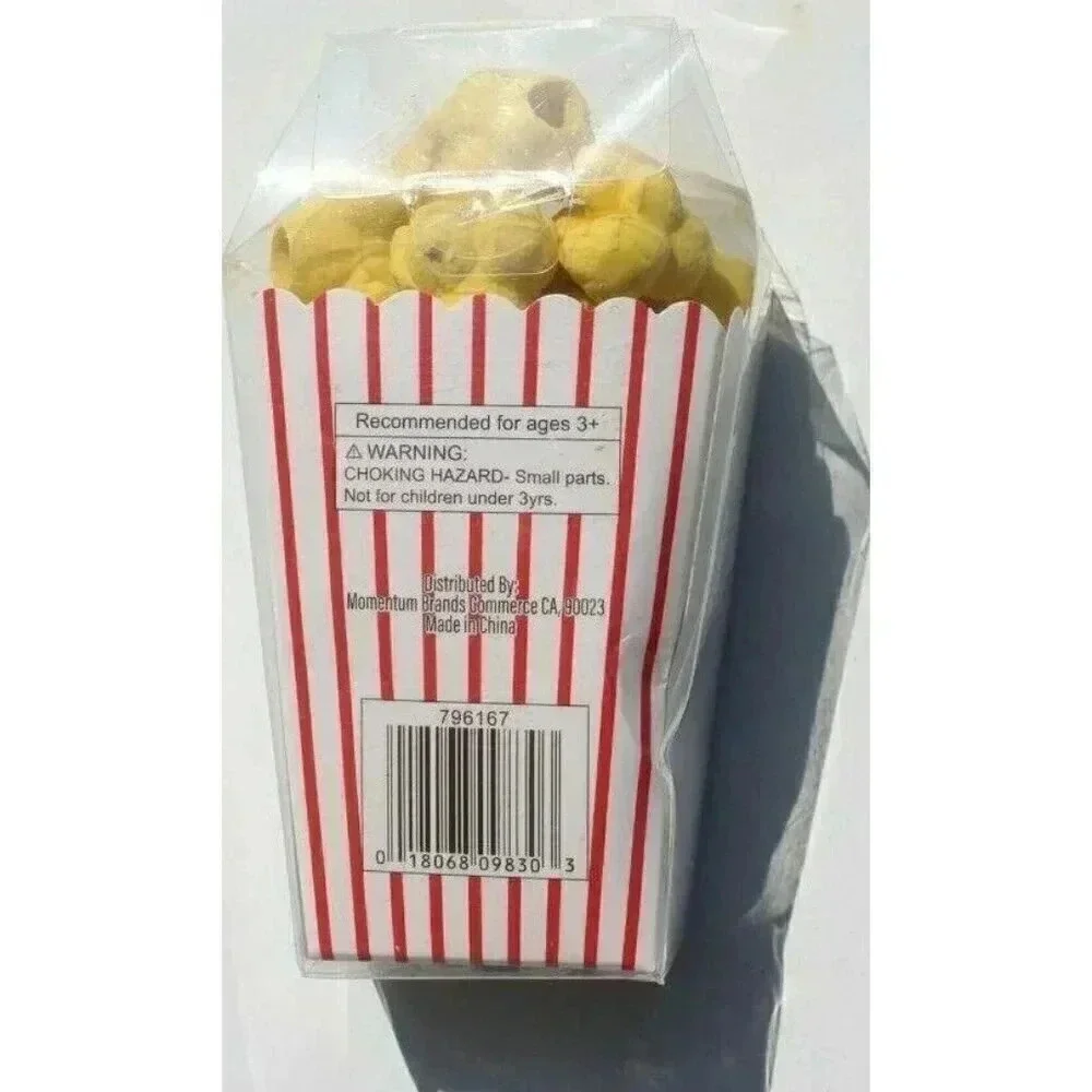 NEW Rubber Popcorn Pencil Erasers 12pcs Office SCHOOL Home Gag Gift Birthday BAG